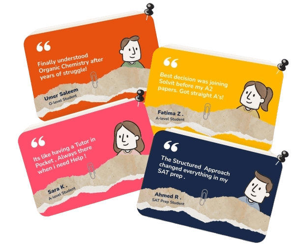 Student testimonials collage