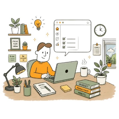 Student learning happily at home with Solvit